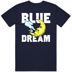 Blue Dream Weed Cannabis Ganja Marijuana Strain Smoking Fan Mens Soft Cotton Tee T Shirt