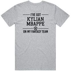 Kylian Mbappe Is On My Fantasy Team France World Cup 2018 Soccer Lovers Mens Soft Cotton Tee T Shirt