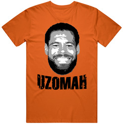 Cj Uzomah Big Head Football Fan Orange Mens Soft Cotton Tee T Shirt