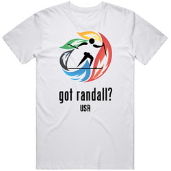 Kikkan Randall Usa Cross Country Ski Winter Olympics Mens Soft Cotton Tee T Shirt