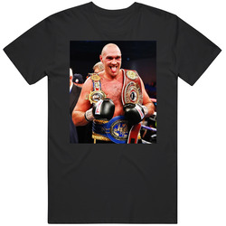 Tyson Fury Cool Boxer Fighting Fan Mens Soft Cotton Tee T Shirt