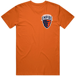 Albany Empire Arena Football League Chest Emblem Team Fan Logo Mens Soft Cotton Tee T Shirt