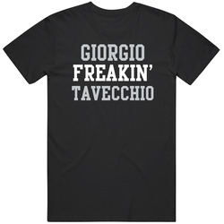 Giorgio Freakin' Tavecchio Oakland Football Player Cool Fan Mens Soft Cotton Tee T Shirt
