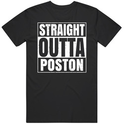Straight Outta Poston Arizona City Compton Parody Grunge Mens Soft Cotton Tee T Shirt