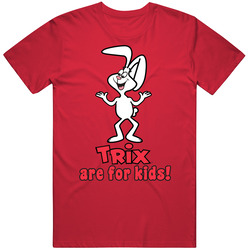 Trix Are For Kids Cereal Food Mens Soft Cotton Tee T Shirt