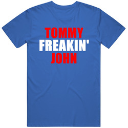 Tommy John Freakin Baseball Los Angeles Sports California Mens Soft Cotton Tee T Shirt