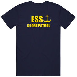 Shore Patrol Ess Us Navy Mens Soft Cotton Tee T Shirt