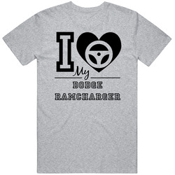 I Drive My Dodge Ramcharger Heart Car Lover Mens Soft Cotton Tee T Shirt