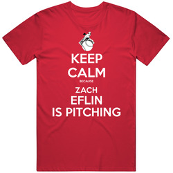 Keep Calm Zach Eflin Is Pitching Philadelphia Baseball Mens Soft Cotton Tee T Shirt