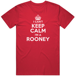 Rooney I Can't Keep Calm Parody Mens Soft Cotton Tee T Shirt