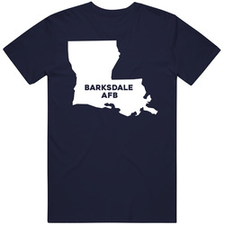 Barksdale Afb Louisiana Custom City Patriotic Usa Mens Soft Cotton Tee T Shirt