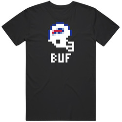 Buffalo Buf Football Nfl Team Pixelated 8 Bit Logo Fan Mens Soft Cotton Tee T Shirt