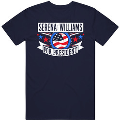Serena Williams For President Tennis Olympics Sports Mens Soft Cotton Tee T Shirt