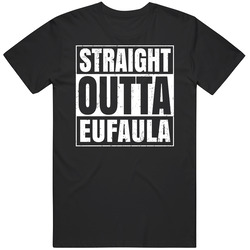 Straight Outta Eufaula Alabama City Compton Parody Grunge Mens Soft Cotton Tee T Shirt