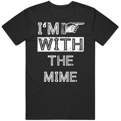 Im With Mime Funny Stupid Couple Costume Halloween Mens Soft Cotton Tee T Shirt