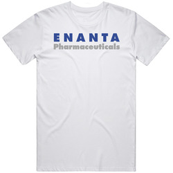 Enanta Pharmaceuticals Inc Nasdaq Company Logo Employee Fan Mens Soft Cotton Tee T Shirt
