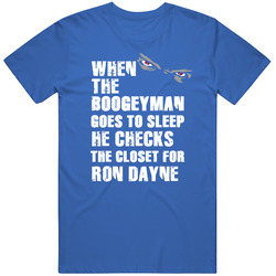 Ron Dayne Football Sports New York Buffalo Boogeyman Mens Soft Cotton Tee T Shirt