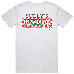 Sully's Pizzeria Personalized Name Italian Theme Mens Soft Cotton Tee T Shirt