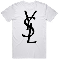 Ysl Black Ink 200dpi Mens Soft Cotton Tee T Shirt Ysl Black Ink 200dpi Mens Soft Cotton Tee T Shirt