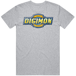 Digimon Digital Monsters Tv Show Cartoon Worn Look Mens Soft Cotton Tee T Shirt