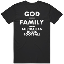 God Family Australian Rules Football Unisex Mens Soft Cotton Tee T Shirt