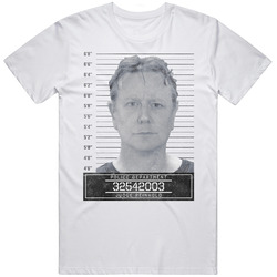Judge Reinhold Mugshot Police Department Mens Soft Cotton Tee T Shirt