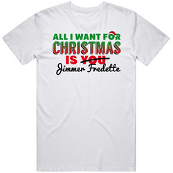 Jimmer Fredette All I Want For Christmas Sacramento Basketball Mens Soft Cotton Tee T Shirt
