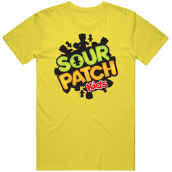 Sour Patch Kids Retro Vintage Daisy Yellow Cotton Mens Soft Cotton Tee T Shirt
