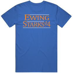 Patrick Ewing John Starks 1994 New York Basketball Fan Mens Soft Cotton Tee T Shirt