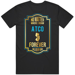 No Matter Where I Roam Atco New Jersey Forever Will Be My Home Mens Soft Cotton Tee T Shirt