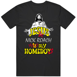 Nick Roach Jesus Homeboys Football Oakland Los Angeles Sports California Mens Soft Cotton Tee T Shirt
