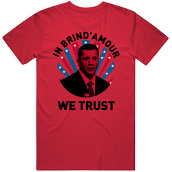 Rod Brind'amour In Brind'amour We Trust Hockey Coach Mens Soft Cotton Tee T Shirt