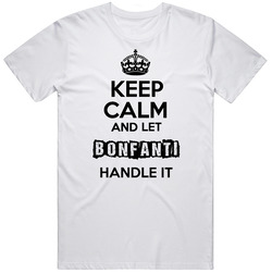 Keep Calm And Let Bonfanti Handle It Mens Soft Cotton Tee T Shirt