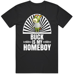Buck Is My Homeboy Animal Crossing New Horizons Character Video Game Fan Mens Soft Cotton Tee T Shirt