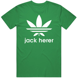 Jack Herer Sports Logo Parody Weed Strain Pot Cannabis Marijuana Stoner Mens Soft Cotton Tee T Shirt
