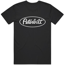 Peterbilt Motor Engineering Symbol Men's And  For Dark Retro Graphic Unisex Soft Cotton Black Mens Soft Cotton Tee T Shirt