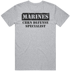 Cbrn Defense Specialist Marines Mens Soft Cotton Tee T Shirt
