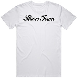 Flavortown Logo Parody Guy Fieri Cooking Chef Food Show Host Mens Soft Cotton Tee T Shirt