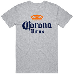 Corona Virus Funny Beer Disease Parody Mens Soft Cotton Tee T Shirt