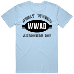 What Would Anscombe Do Wwjd Parody Custom Name Mens Soft Cotton Tee T Shirt