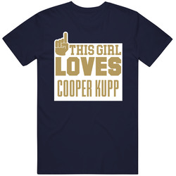 This Girl Loves Cooper Kupp Los Angeles R Football Team Fan Mens Soft Cotton Tee T Shirt