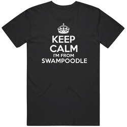 Keep Calm I'm From Swampoodle Usa Mens Soft Cotton Tee T Shirt