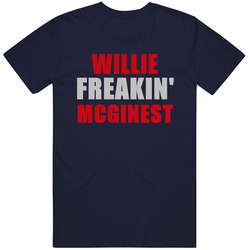 Willie Mcginest Freakin Football Sports New England Mens Soft Cotton Tee T Shirt