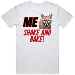 Talladega Nights Me Cougar Shake And Bake! Quote Mens Soft Cotton Tee T Shirt