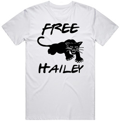 Free Hailey Black Panther Party Free Huey Parody Mens Soft Cotton Tee T Shirt
