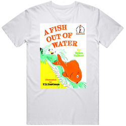A Fish Out Of Water Classic Children's Storybook Cover Mens Soft Cotton Tee T Shirt
