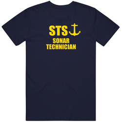 Sonar Technician Sts Us Navy Mens Soft Cotton Tee T Shirt