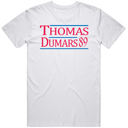 Isiah Thomas Joe Dumars 1989 Detroit Basketball Sports Fan Mens Soft Cotton Tee T Shirt