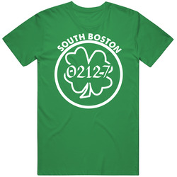 South Boston 02127 Boston Proud St Patricks Day Mens Soft Cotton Tee T Shirt