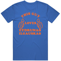 Zydrunas Ilgauskas Sports This Guy Loves Mens Soft Cotton Tee T Shirt